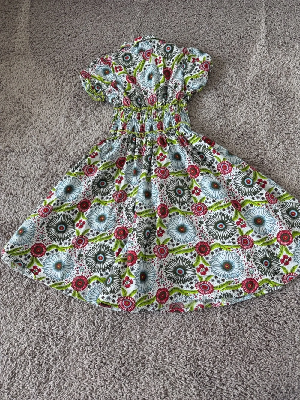 Maria Elena Floral Retro Kids Dress